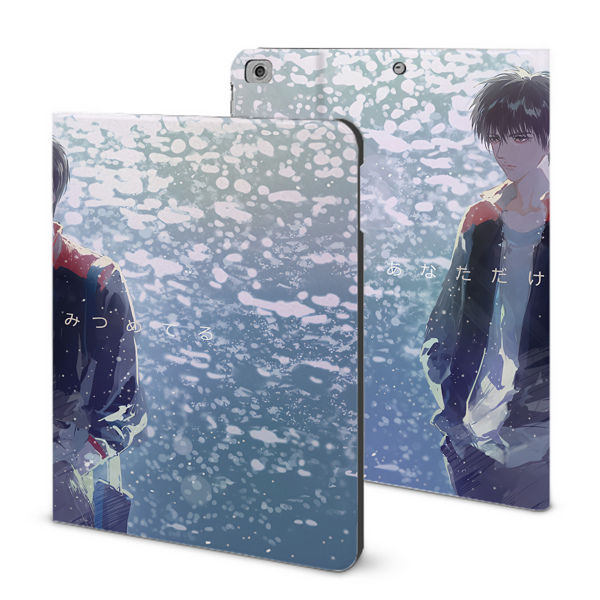 （画像用） SLAM DUNK／スラムダンク IPad ケース ブック型 PUレザー TPU 耐衝撃 軽量 薄型 ペン収納なし 全面保護 IPad 各モデル対応